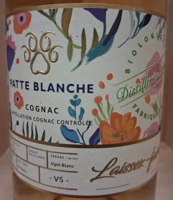 70cl Patte Blanche VS - A.O.C. Cognac 40°  - Distillerie Sabourin