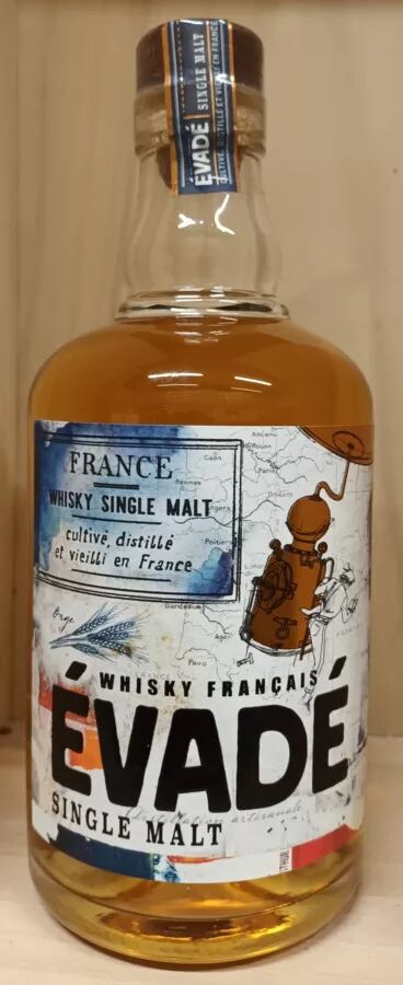 70cl Evadé Single Malt  40°- France - Whiskies du Monde