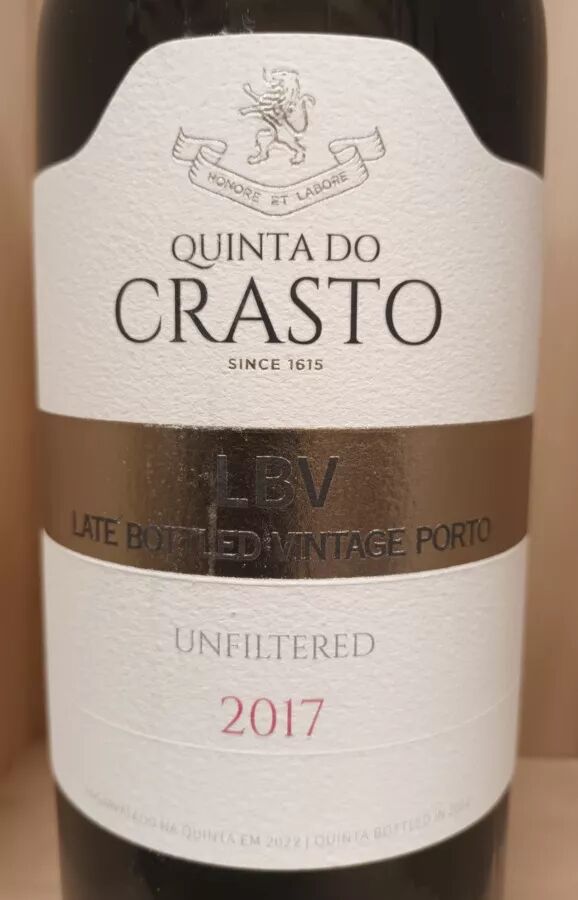75cl LBV 2017 Quinta Do Crasto rouge 20°