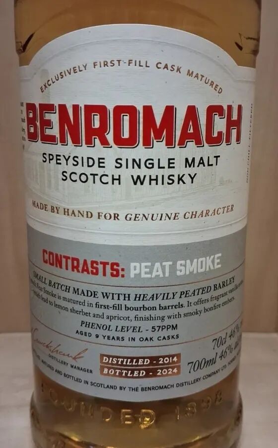 70cl Benromach Peat Smoke 46° - Ecosse