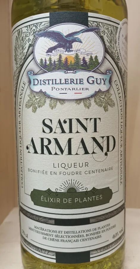 70cl Saint Armand - Elixir de plantes 40° Distillerie Guy 