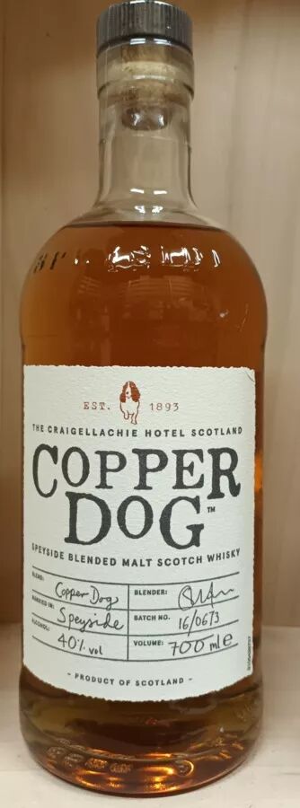 70cl Copper Dog 40° Ecosse
