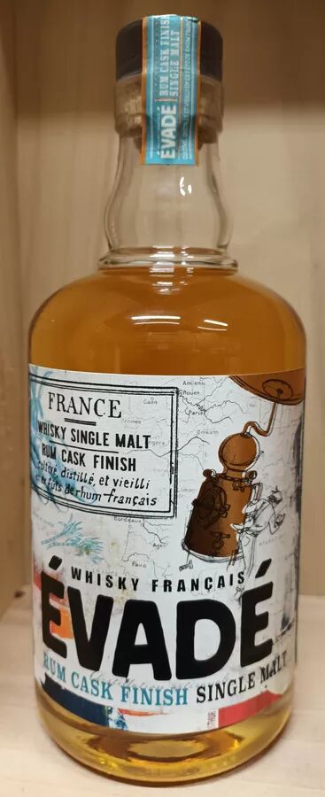 70cl Evadé Single Malt Rum Cask Finish 43°- France - Whiskies du Monde
