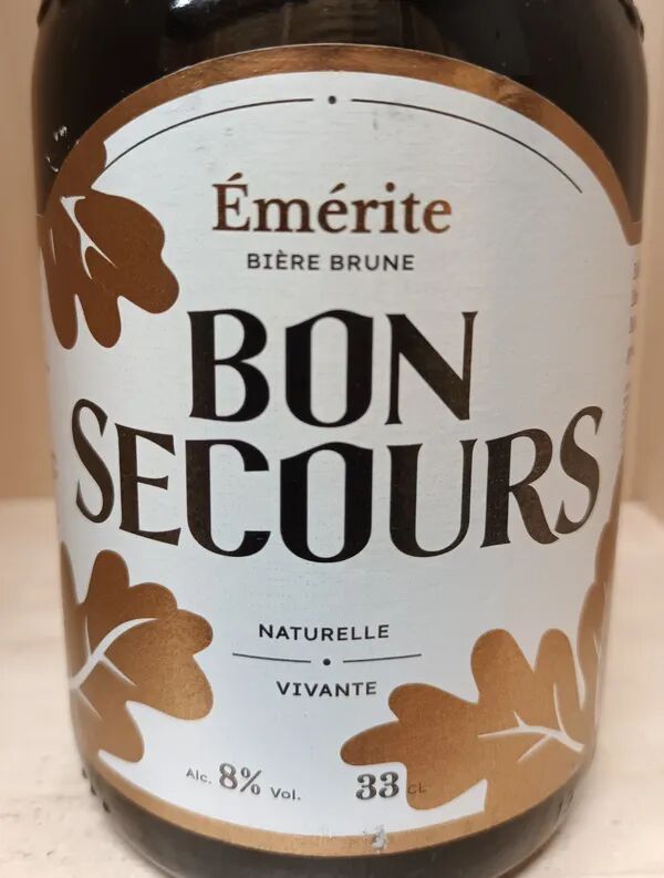 33cl Bon Secours Emérite 8°  Brasserie Caulier - Belgique