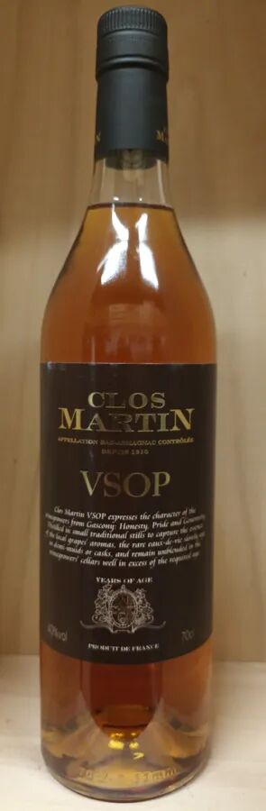 70cl Clos Martin VSOP - AOC Bas Armagnac 40°