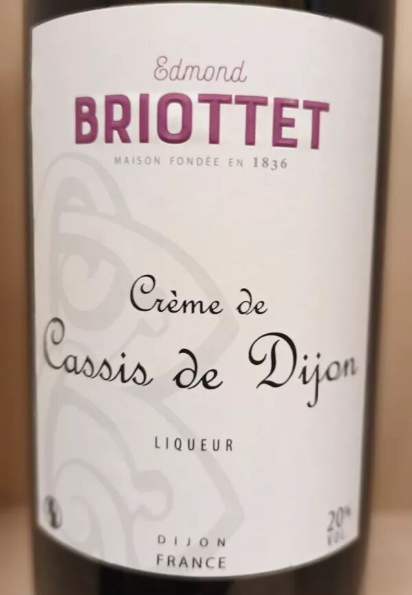 70cl Crème de Cassis de Dijon 20° - Edmond Briottet