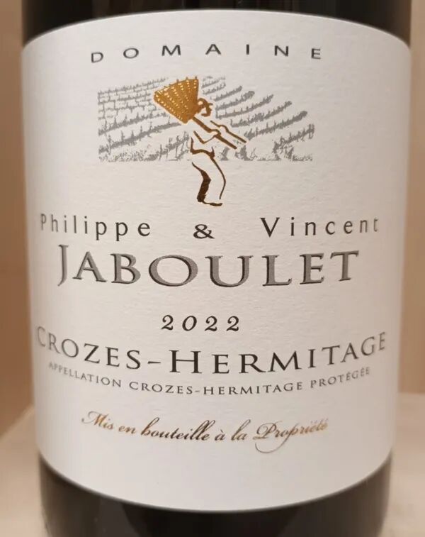 75cl  AOP Crozes-Hermitage rouge 2022 - Philippe & Vincent Jaboulet