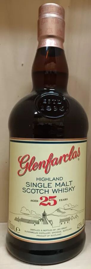 70cl Glenfarclas 25 ans 43°- Ecosse