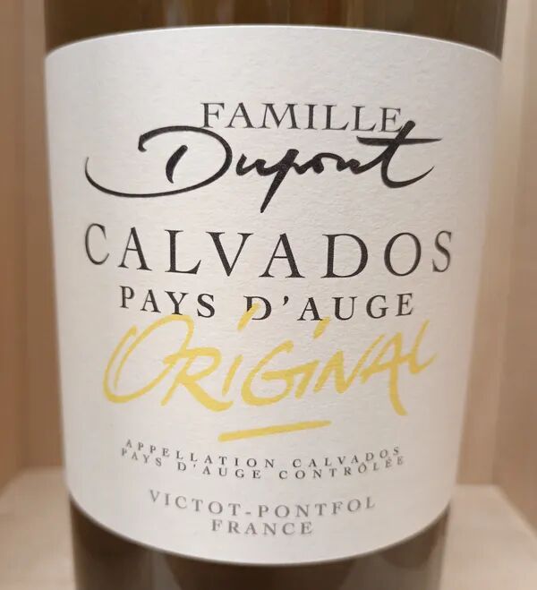 70cl Original 40° AOC Calvados Pays d'Auge - Famille Dupont