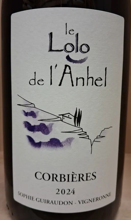 150cl Le Lolo de l'Anhel 2024 AOP Corbières rouge - Sophie Guiraudon