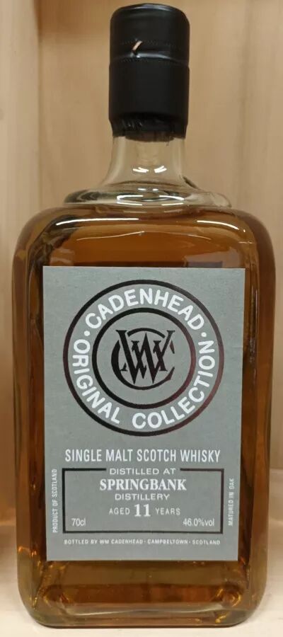 70cl Springbank 11 ans 46°- Ecosse - Original Collection Cadenhead