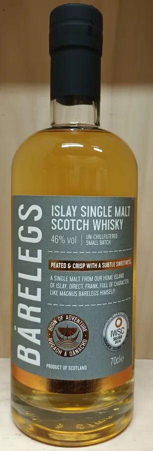70cl Islay single malt  46°- Ecosse - Barelegs