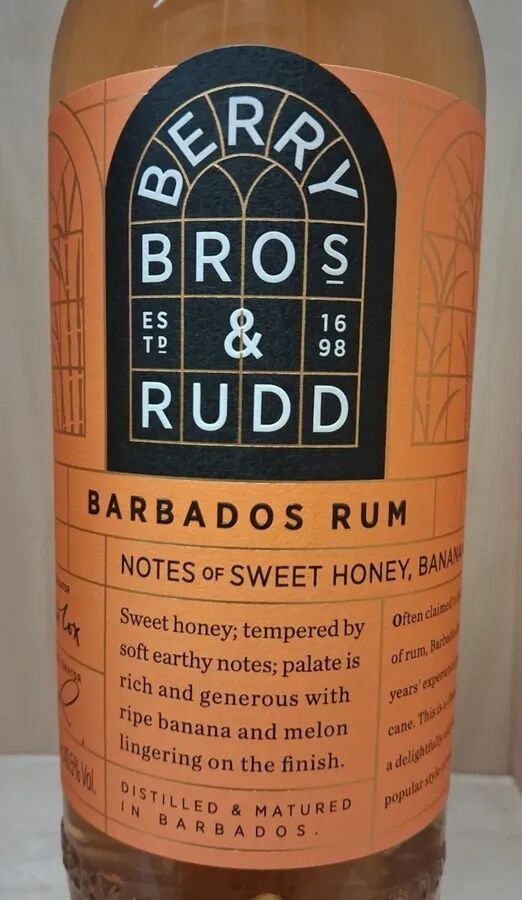 70cl Barbade - 40,5° Berry Bros & Rudd