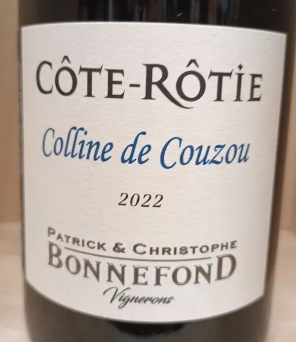 150cl  Colline de Couzou 2022 AOC Côte Rôtie - Domaine Bonnefond
