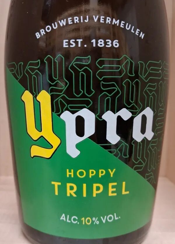 75cl Ypra Hoppy Tripel 10°  - Belgique
