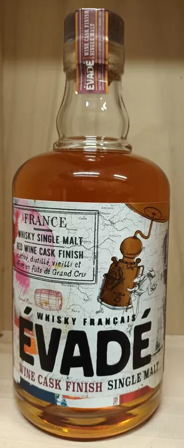 70cl Evadé Single Malt Wine Cask Finish 43°- France - Whiskies du Monde