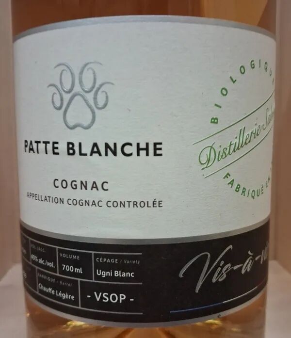 70cl Patte Blanche VSOP - A.O.C. Cognac 40°  - Distillerie Sabourin