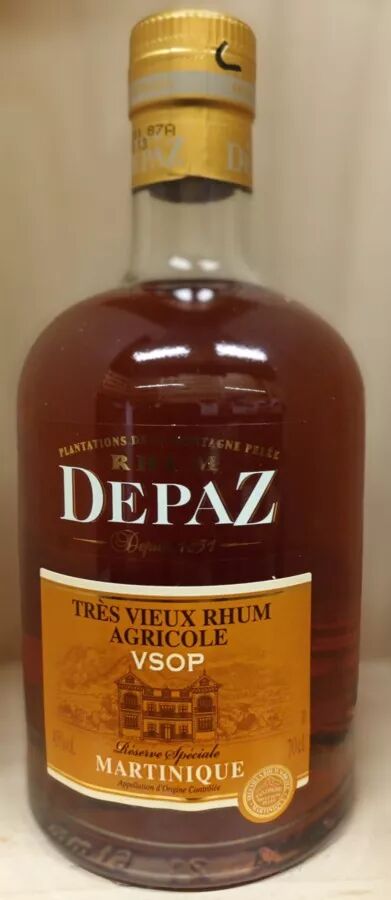 70cl Depaz VSOP 45°Martinique 