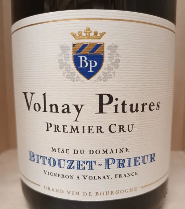 75cl   AOC Volnay Pitures 1er Cru rouge 2022 -  Domaine Bitouzet-Prieur
