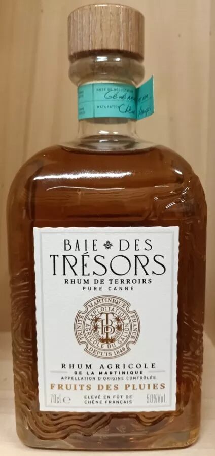 70cl Fruits des Pluies 50° Martinique- Baie des Trésors