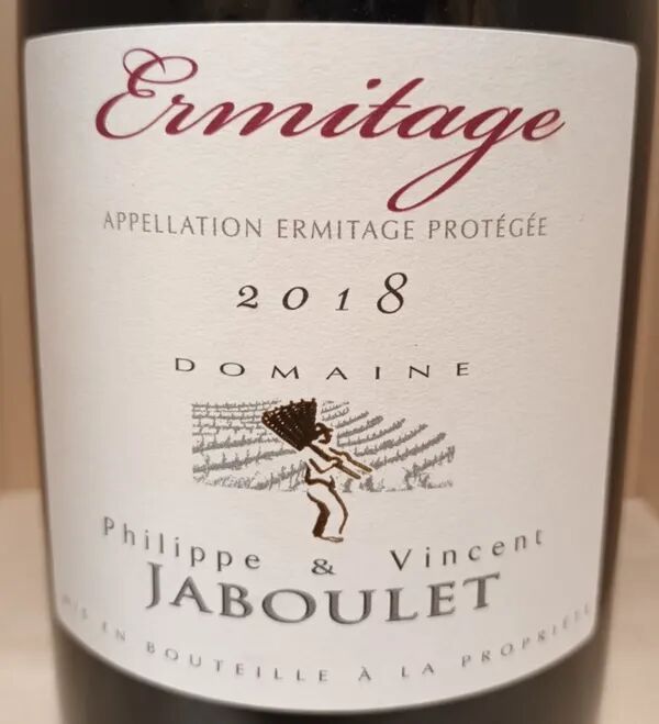 75cl  AOP Hermitage rouge 2018 - Philippe & Vincent Jaboulet