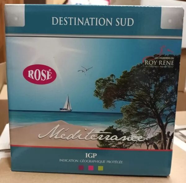 Bag In Box 10 litres Destination Sud  IGP Méditerranée - Vignerons du Roy René