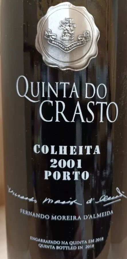 75cl Colheita 2001 Quinta Do Crasto rouge 20°
