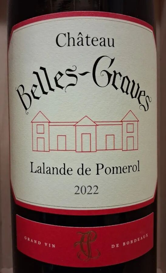 150cl AOC Lalande de Pomerol 2020 - Château Belles-Graves