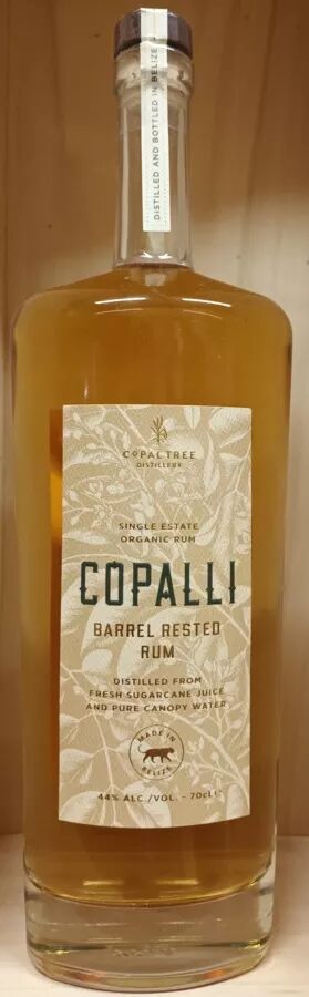 70cl Copalli 44° - Bélize