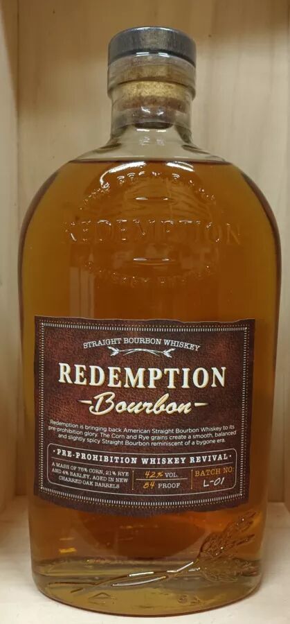 70cl Bourbon 42° Etats Unis - Redemption