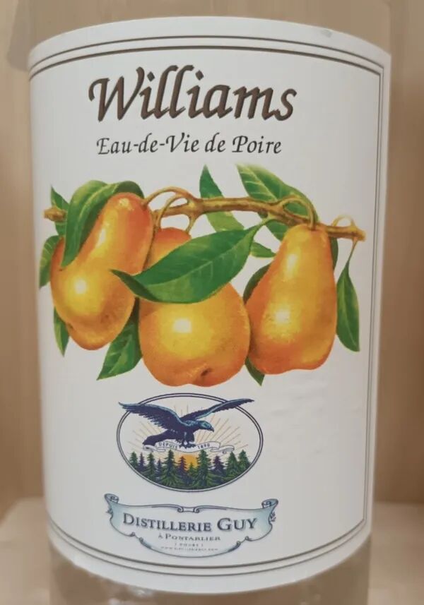 70cl Eau de vie de Poire William 43° Distillerie Guy