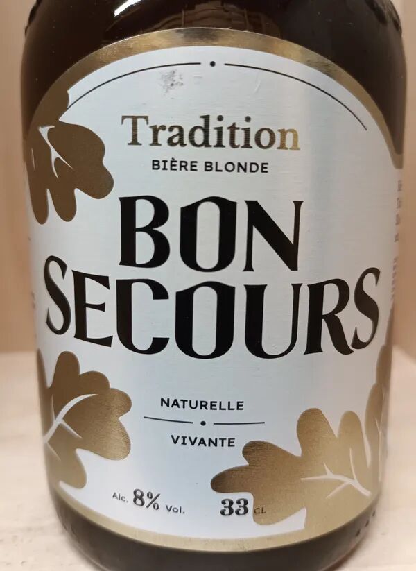 33cl Bon Secours Tradition 8°  Brasserie Caulier - Belgique